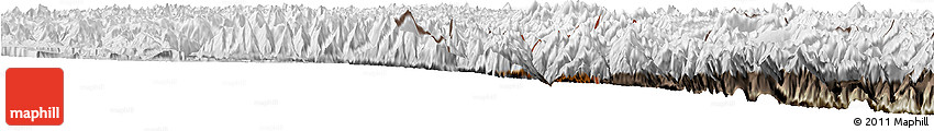 Physical Horizon Map of Nang Xian, semi-desaturated