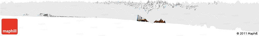 Physical Horizon Map of Nang Xian, single color outside