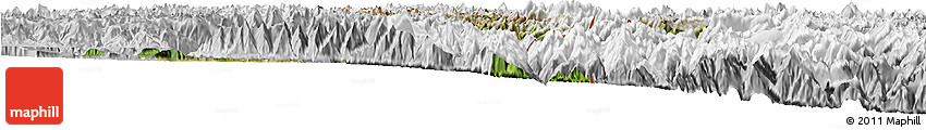Satellite Horizon Map of Nang Xian, lighten, desaturated