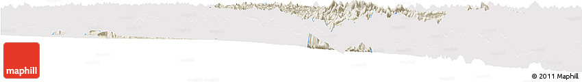 Shaded Relief Horizon Map of Nang Xian, single color outside Shaded Relief Horizon Map of Nang Xian, single color outside