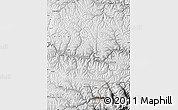Physical Map of Nang Xian, desaturated