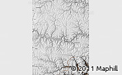 Physical Map of Nang Xian, semi-desaturated