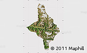 Satellite Map of Nang Xian, cropped outside