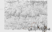 Physical Panoramic Map of Nang Xian, semi-desaturated