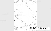 Blank Simple Map of Nang Xian