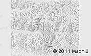 Physical 3D Map of Nedong, lighten