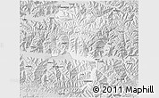 Silver Style 3D Map of Nedong