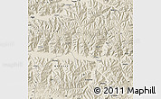 Shaded Relief Map of Nedong