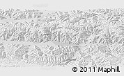 Physical Panoramic Map of Nedong, lighten, desaturated