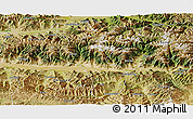 Satellite Panoramic Map of Nedong