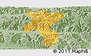Savanna Style Panoramic Map of Nedong