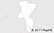 Classic Style Simple Map of Nedong, cropped outside