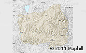 Shaded Relief 3D Map of Ngamring, physical outside