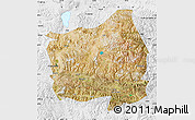 Satellite Map of Ngamring, physical outside