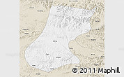 Classic Style 3D Map of Nyainrong