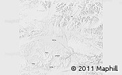 Physical 3D Map of Nyainrong, lighten