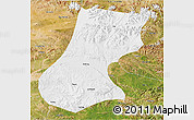 Physical 3D Map of Nyainrong, satellite outside