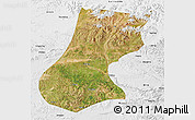 Satellite 3D Map of Nyainrong, physical outside