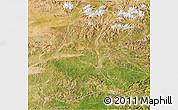 Satellite 3D Map of Nyainrong