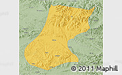 Savanna Style 3D Map of Nyainrong