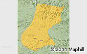 Savanna Style Map of Nyainrong