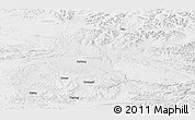 Physical Panoramic Map of Nyainrong, lighten