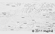 Physical Panoramic Map of Nyainrong