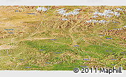 Satellite Panoramic Map of Nyainrong