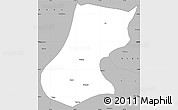 Gray Simple Map of Nyainrong