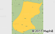 Savanna Style Simple Map of Nyainrong