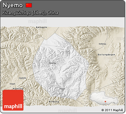 Classic Style 3D Map of Nyemo