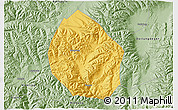 Savanna Style 3D Map of Nyemo