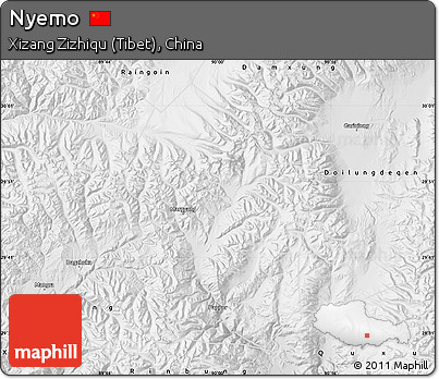 Physical Map of Nyemo