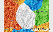 Physical Map of Nyemo, political outside
