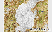 Physical Map of Nyemo, satellite outside