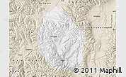 Physical Map of Nyemo, shaded relief outside