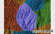 Political Map of Nyemo, darken