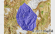 Political Map of Nyemo, satellite outside