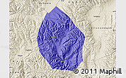 Political Map of Nyemo, shaded relief outside
