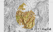 Satellite Map of Nyemo, lighten, desaturated