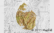 Satellite Map of Nyemo, physical outside