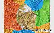 Satellite Map of Nyemo, political outside