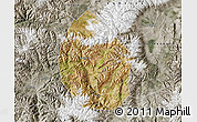 Satellite Map of Nyemo, semi-desaturated