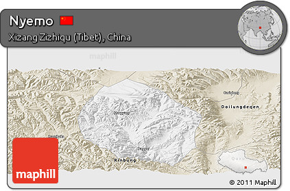 Classic Style Panoramic Map of Nyemo