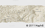 Shaded Relief Panoramic Map of Nyemo