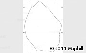 Blank Simple Map of Nyemo, cropped outside, no labels