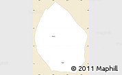 Classic Style Simple Map of Nyemo, single color outside
