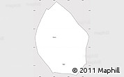 Silver Style Simple Map of Nyemo, cropped outside