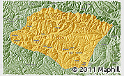 Savanna Style 3D Map of Nyingchi