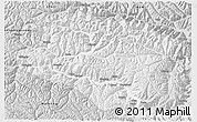 Silver Style 3D Map of Nyingchi